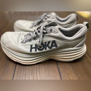 Hoka One One Bondi 8 Shark Gray Athletic Tennis shoe
Men's Size 11.5D